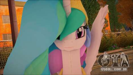 Celestia from My Little Pony para GTA San Andreas