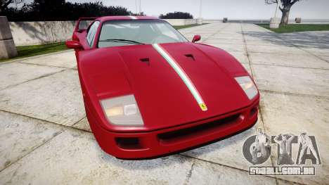 Ferrari F40 1987 [EPM] Tricolore para GTA 4