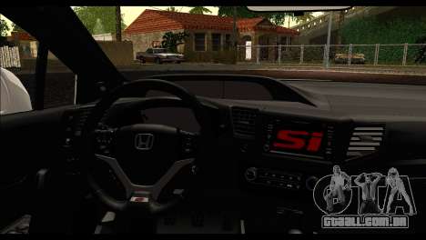 Honda Civic SI 2012 Itasha K-ON para GTA San Andreas