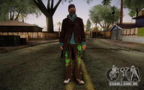 Aiden Pearce from Watch Dogs v3 para GTA San Andreas