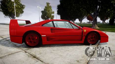 Ferrari F40 1987 [EPM] Tricolore para GTA 4