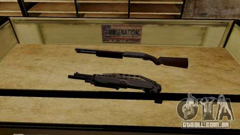 Modelos 3D de armas Ammu-nation para GTA San Andreas
