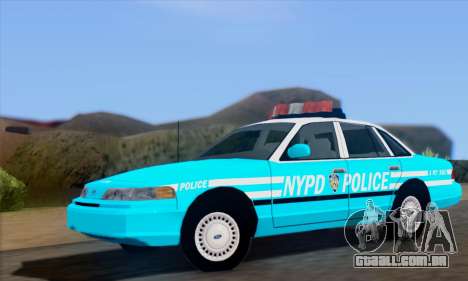 Ford Crown Victoria NYPD Blue para GTA San Andreas