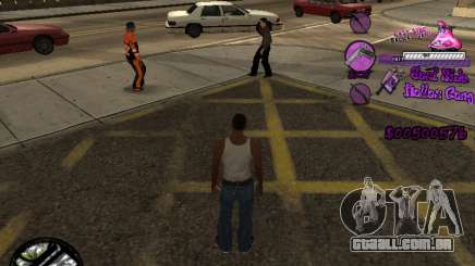 C-HUD Ballas para GTA San Andreas