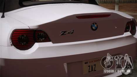 BMW Z4 V10 IVF para GTA San Andreas