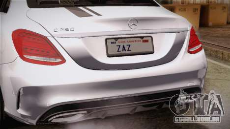 Mercedes-Benz C250 AMG Edition 2014 EU Plate para GTA San Andreas