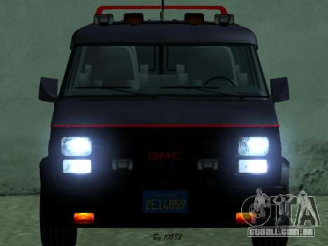 GMC The A-Team Van para GTA San Andreas