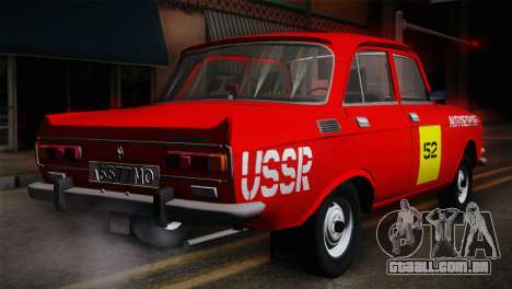 АЗЛК 412 URSS Autosport para GTA San Andreas