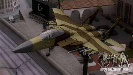 F-15C Camouflage Pack para GTA San Andreas