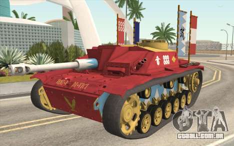 StuG III Ausf. G Girls and Panzer Color Camo para GTA San Andreas