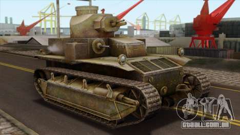 T2 Medium Tank para GTA San Andreas