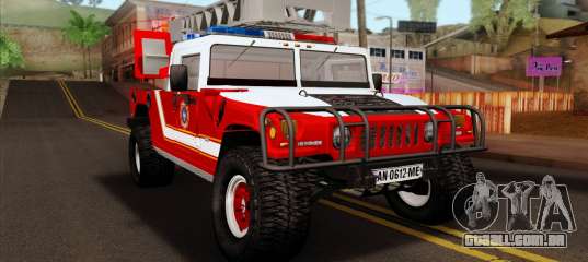 Hummer H1 Fire para GTA San Andreas