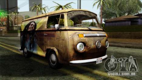 Volkswagen T2 Bob Marley para GTA San Andreas