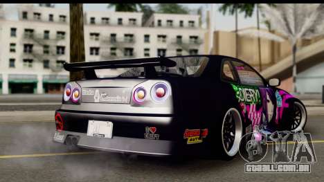 Nissan Skyline GT-R Rize Itasha para GTA San Andreas
