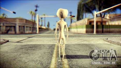 Gray Alien Skin Skin para GTA San Andreas