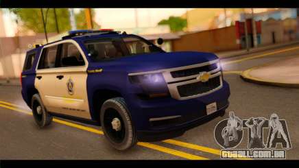 Chevrolet Suburban 2015 BCSD Sheriff para GTA San Andreas