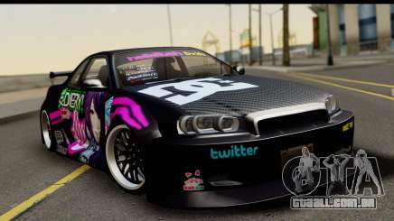 Nissan Skyline GT-R Rize Itasha para GTA San Andreas