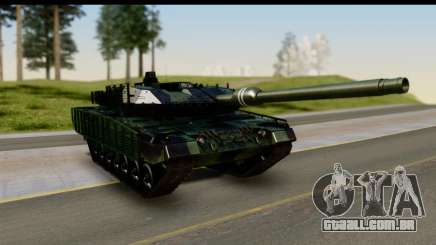 Leopard 2A6 Woodland para GTA San Andreas