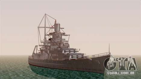 Scharnhorst Battleship para GTA San Andreas