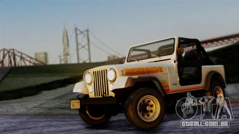 Jeep CJ-7 Renegade 1982 para GTA San Andreas