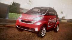 Smart ForTwo Coca-Cola Worker para GTA San Andreas
