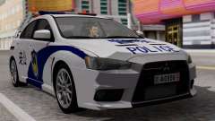 Mitsubishi Lancer Evo X Chinese Police para GTA San Andreas