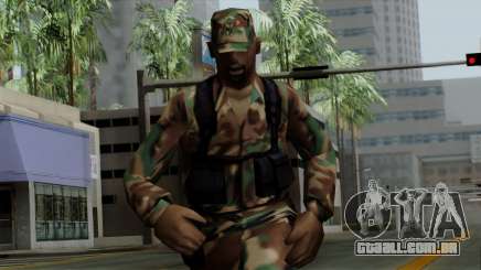 O Africano soldado Americano no padrão de camuflagem para GTA San Andreas