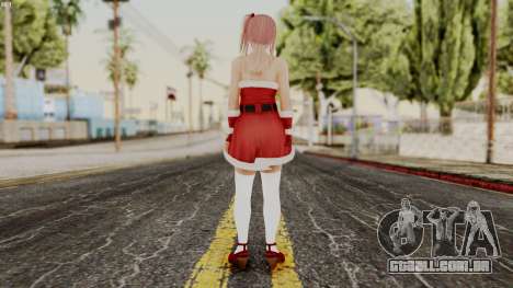 Dead Or Alive 5 LR - Honoka Christmas para GTA San Andreas