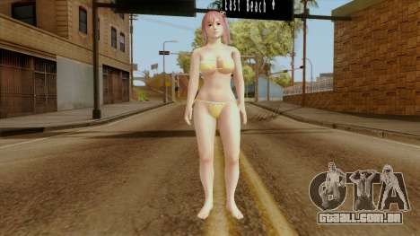 DoA5 Honoka Bikini para GTA San Andreas