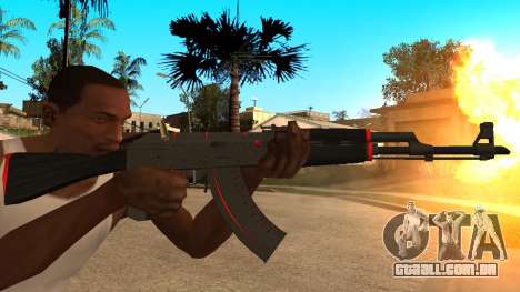 AK-47 Linha Vermelha do CS:GO para GTA San Andreas