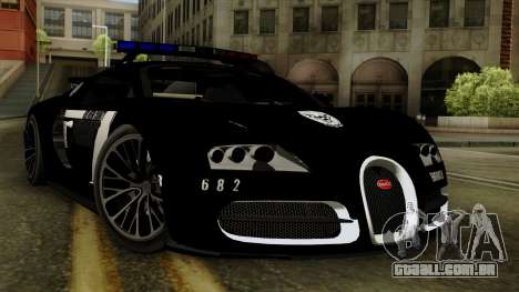 Bugatti Veyron 16.4 2013 Dubai Police para GTA San Andreas