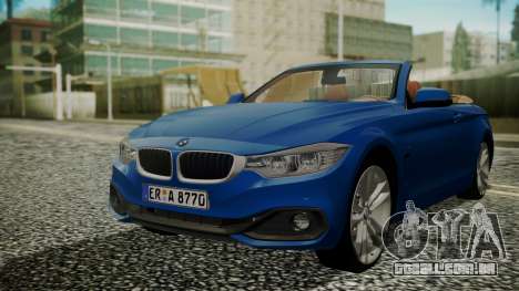 BMW M4 F32 Convertible 2014 para GTA San Andreas
