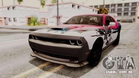 Dodge Challenger SRT Hellcat 2015 IVF para GTA San Andreas