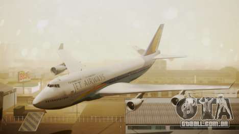 Boeing 747-400 Jat Airways para GTA San Andreas