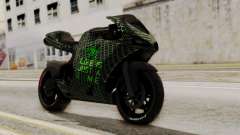 Bati Motorcycle Razer Gaming Edition para GTA San Andreas