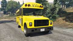 Clássico ônibus escolar para GTA 5