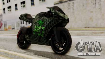 Bati Motorcycle Razer Gaming Edition para GTA San Andreas