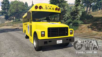 Clássico ônibus escolar para GTA 5