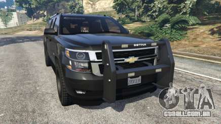 Chevrolet Suburban Police Unmarked 2015 para GTA 5