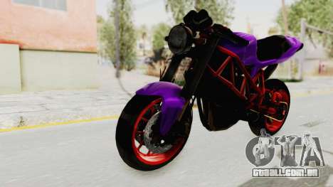 Ducati 1098 Nakedbike para GTA San Andreas