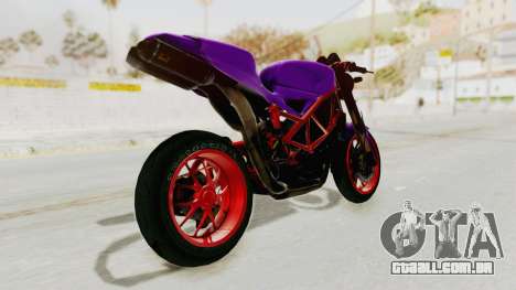 Ducati 1098 Nakedbike para GTA San Andreas