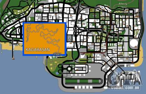 Kagarasan Pista para GTA San Andreas