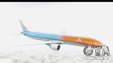 Boeing 777-300ER KLM Orange Pride para GTA San Andreas