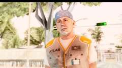 COD AW - John Malkovich Janitor para GTA San Andreas