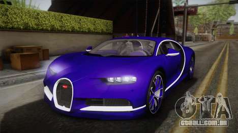 Bugatti Chiron 2017 v2.0 para GTA San Andreas