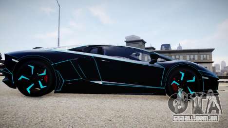 Lamborghini Aventador TRON Edition para GTA 4