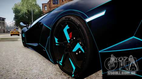 Lamborghini Aventador TRON Edition para GTA 4