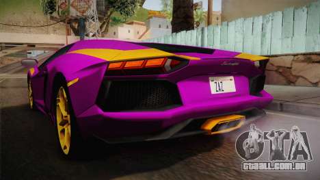 Lamborghini Aventador The Joker para GTA San Andreas