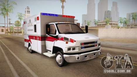Chevrolet C4500 2008 Ambulance para GTA San Andreas