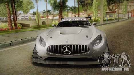 Mercedes-Benz AMG GT3 2016 para GTA San Andreas